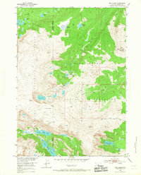 Download a high-resolution, GPS-compatible USGS topo map for Bob Lakes, WY (1967 edition)