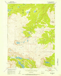 preview thumbnail of historical topo map of Fremont County, WY in 1952