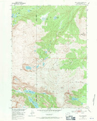 Download a high-resolution, GPS-compatible USGS topo map for Bob Lakes, WY (1971 edition)