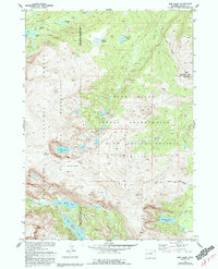 Download a high-resolution, GPS-compatible USGS topo map for Bob Lakes, WY (1993 edition)