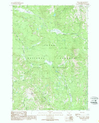 Download a high-resolution, GPS-compatible USGS topo map for Bobcat Ridge, WY (1989 edition)