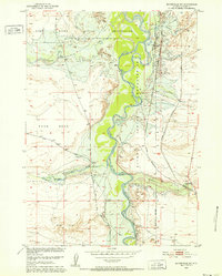 Download a high-resolution, GPS-compatible USGS topo map for Bonneville SW, WY (1952 edition)