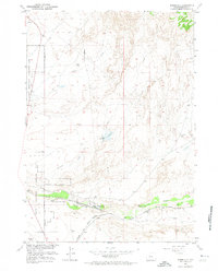 Download a high-resolution, GPS-compatible USGS topo map for Bonneville, WY (1974 edition)