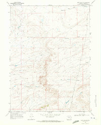 Download a high-resolution, GPS-compatible USGS topo map for Boot Heel SE, WY (1972 edition)