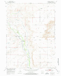 Download a high-resolution, GPS-compatible USGS topo map for Bordeaux, WY (1977 edition)