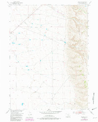 Download a high-resolution, GPS-compatible USGS topo map for Bosler SE, WY (1982 edition)