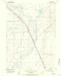 preview thumbnail of historical topo map of Albany County, WY in 1955