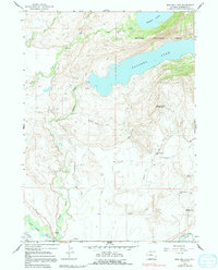 preview thumbnail of historical topo map of Sublette County, WY in 1964