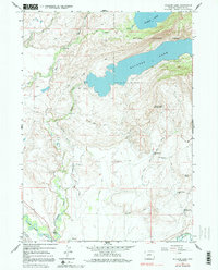 Download a high-resolution, GPS-compatible USGS topo map for Boulder Lake, WY (1991 edition)