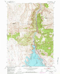 Download a high-resolution, GPS-compatible USGS topo map for Boysen, WY (1980 edition)