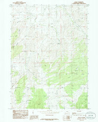 preview thumbnail of historical topo map of Converse County, WY in 1985