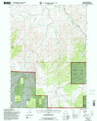 Download a high-resolution, GPS-compatible USGS topo map for Braae, WY (1996 edition)