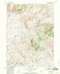 Download a high-resolution, GPS-compatible USGS topo map for Bradley Peak, WY (1971 edition)