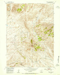Download a high-resolution, GPS-compatible USGS topo map for Bradley Peak, WY (1955 edition)