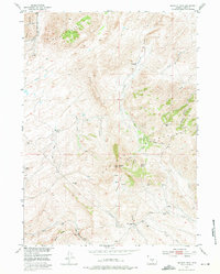 Download a high-resolution, GPS-compatible USGS topo map for Bradley Peak, WY (1975 edition)