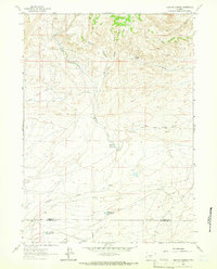 preview thumbnail of historical topo map of Fremont County, WY in 1961