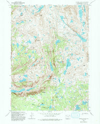 Download a high-resolution, GPS-compatible USGS topo map for Bridger Lakes, WY (1992 edition)