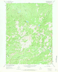 Download a high-resolution, GPS-compatible USGS topo map for Bridger Peak, WY (1970 edition)