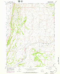 Download a high-resolution, GPS-compatible USGS topo map for Bridger, WY (1979 edition)