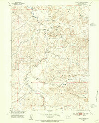 Download a high-resolution, GPS-compatible USGS topo map for Bringolf Ranch, WY (1954 edition)