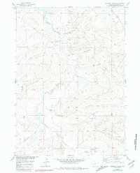 Download a high-resolution, GPS-compatible USGS topo map for Bringolf Ranch, WY (1981 edition)