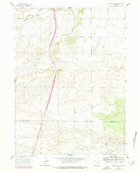 Download a high-resolution, GPS-compatible USGS topo map for Bristol Ridge NE, WY (1978 edition)