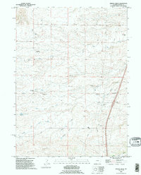 Download a high-resolution, GPS-compatible USGS topo map for Bristol Ridge, WY (1995 edition)