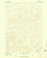Download a high-resolution, GPS-compatible USGS topo map for Broad Mesa, WY (1960 edition)