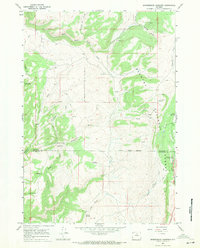 Download a high-resolution, GPS-compatible USGS topo map for Brokenback Narrows, WY (1971 edition)