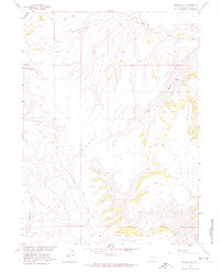 Download a high-resolution, GPS-compatible USGS topo map for Browns Hill, WY (1974 edition)