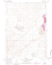 preview thumbnail of historical topo map of Sweetwater County, WY in 1960