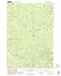 Download a high-resolution, GPS-compatible USGS topo map for Buckhorn, WY (1984 edition)