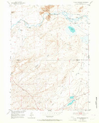 Download a high-resolution, GPS-compatible USGS topo map for Bucklin Reservoirs, WY (1964 edition)