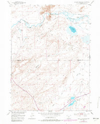 Download a high-resolution, GPS-compatible USGS topo map for Bucklin Reservoirs, WY (1982 edition)