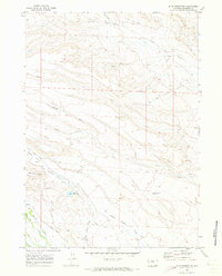 preview thumbnail of historical topo map of Sublette County, WY in 1970
