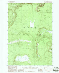 Download a high-resolution, GPS-compatible USGS topo map for Buffalo Meadows, WY (1986 edition)