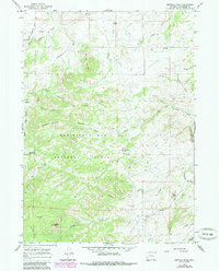preview thumbnail of historical topo map of Converse County, WY in 1964