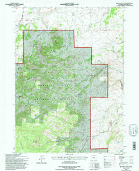 Download a high-resolution, GPS-compatible USGS topo map for Buffalo Peak, WY (1996 edition)