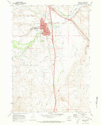 Download a high-resolution, GPS-compatible USGS topo map for Buffalo, WY (1973 edition)