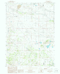 preview thumbnail of historical topo map of Albany County, WY in 1987