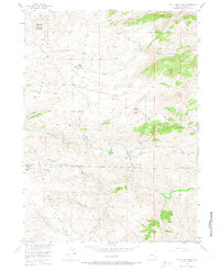 Download a high-resolution, GPS-compatible USGS topo map for Bull Camp Peak, WY (1974 edition)