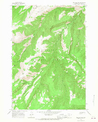 Download a high-resolution, GPS-compatible USGS topo map for Bull Elk Park, WY (1968 edition)