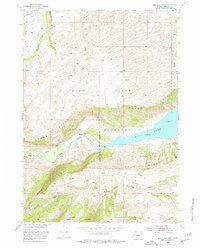 Download a high-resolution, GPS-compatible USGS topo map for Bull Lake West, WY (1977 edition)