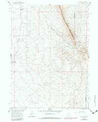 Download a high-resolution, GPS-compatible USGS topo map for Bull Springs, WY (1983 edition)