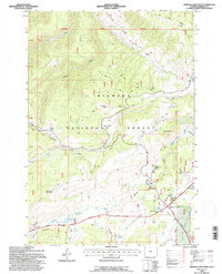 Download a high-resolution, GPS-compatible USGS topo map for Burgess Junction, WY (1997 edition)