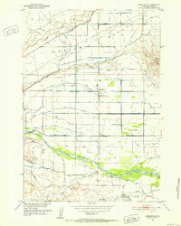 Download a high-resolution, GPS-compatible USGS topo map for Burlington, WY (1952 edition)