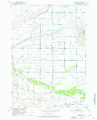 Download a high-resolution, GPS-compatible USGS topo map for Burlington, WY (1976 edition)
