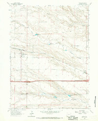 Download a high-resolution, GPS-compatible USGS topo map for Burns, WY (1967 edition)