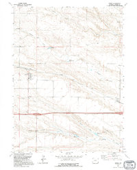 Download a high-resolution, GPS-compatible USGS topo map for Burns, WY (1995 edition)