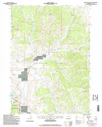 Download a high-resolution, GPS-compatible USGS topo map for Burnt Mountain, WY (1998 edition)